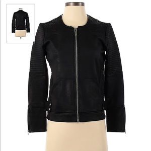 NWOT THE KOOPLES SPORT FAUX LEATHER JACKET Size Medium
